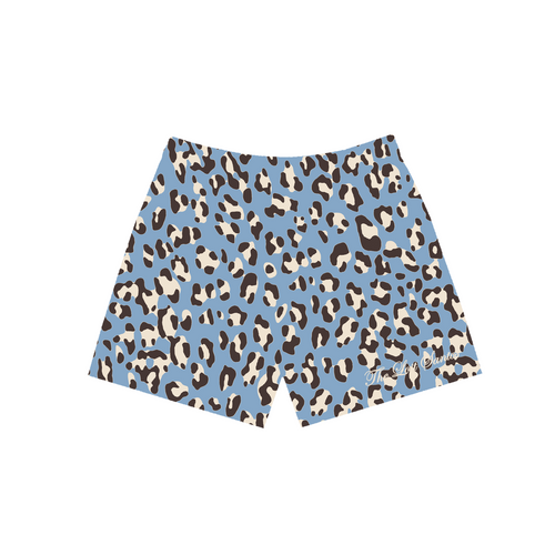 Leopard Mesh Shorts