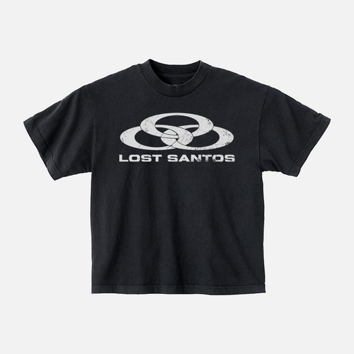 The Lost Santos Trinity Black Tee
