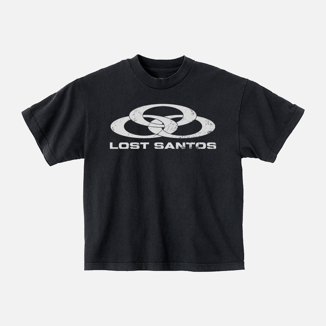The Lost Santos Trinity Black Tee