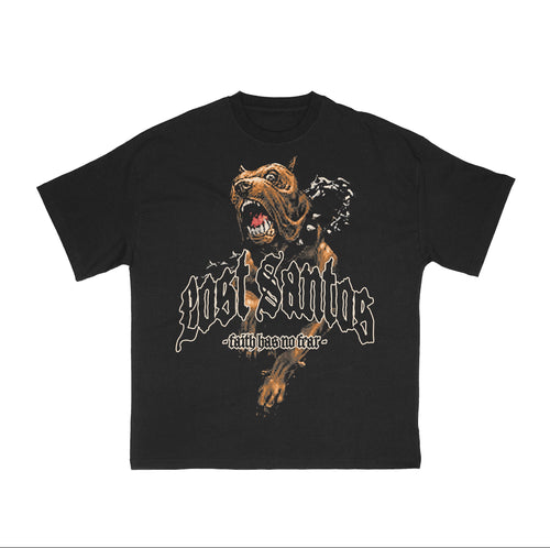 Santos No Fear Black T-Shirt
