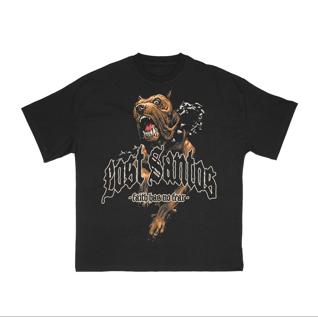 Santos No Fear Black T-Shirt