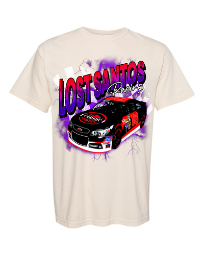 Lost Santos Racing Cream T-shirt