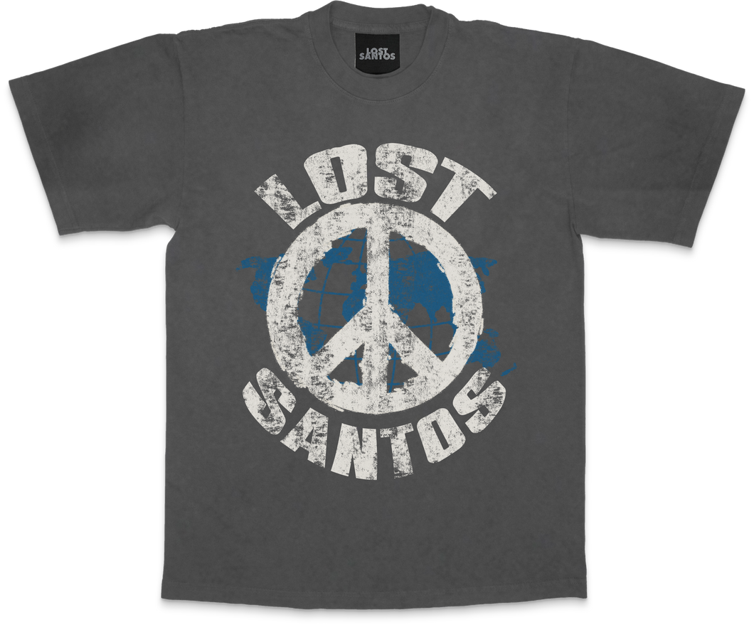 Peace Tee Vintage Off Black
